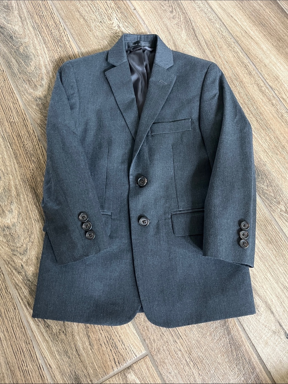 Ralph Lauren Charcoal Two-Button Boys Blazer EUC